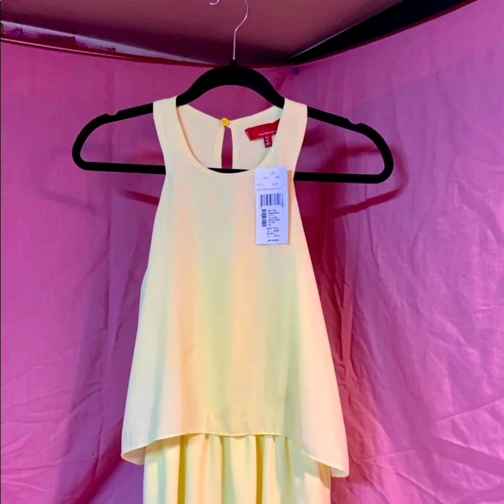Beautiful pastel yellow spring time dress